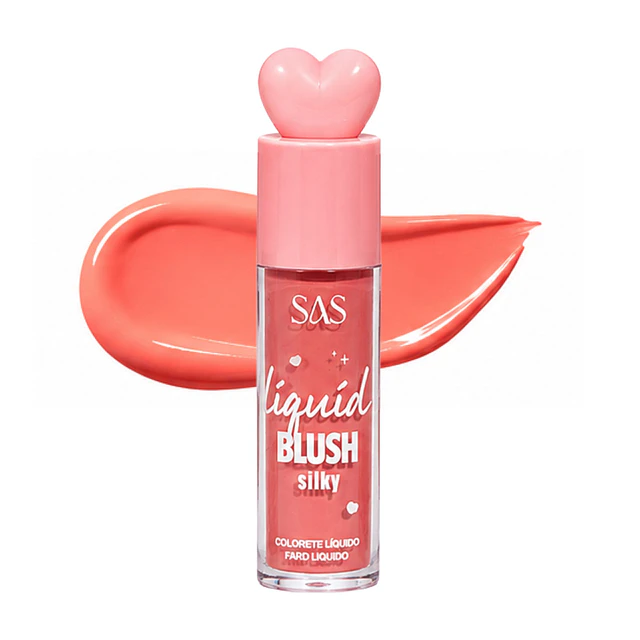 Rubor Liquido SAS Cosmetics Silki - TONO 02 - SAC101A