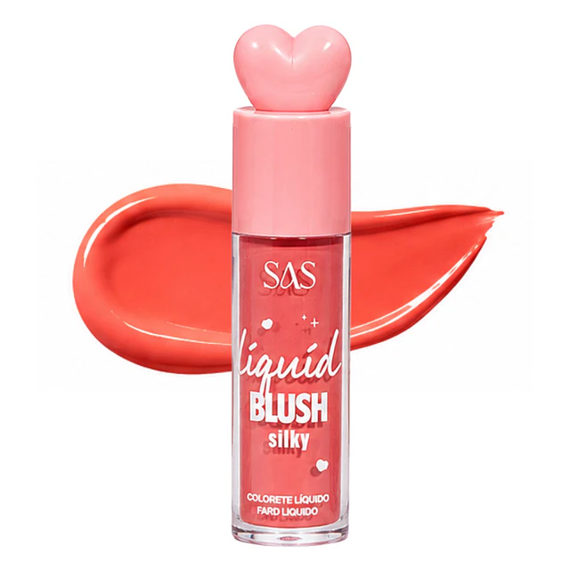 Rubor Liquido SAS Cosmetics Silki - TONO 04 - SAC201A