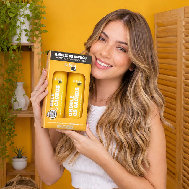 Pack de Shampoo y Acndicionador La Bella Liss - Rizos Perfectos 600 ML 