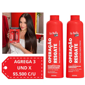 Pack de Shampoo y Acondicionador La Bella Liss - Operación Rescate 600 ML 