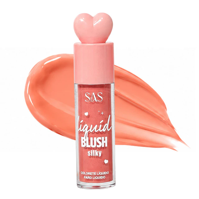 Rubor Liquido SAS Cosmetics Silki - TONO 10 - SAC201B