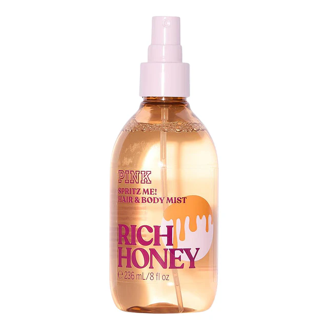 Body Mist y Perfume para Cabello Pink Victorias Secret 236 ML - RICH HONEY 