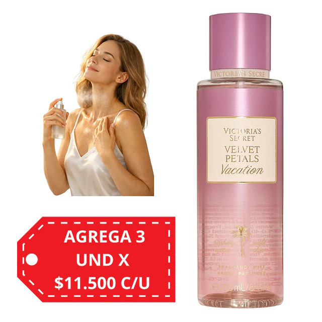 Body Mist Victorias Secret 250 ML - VELVET PETALS VACATION 