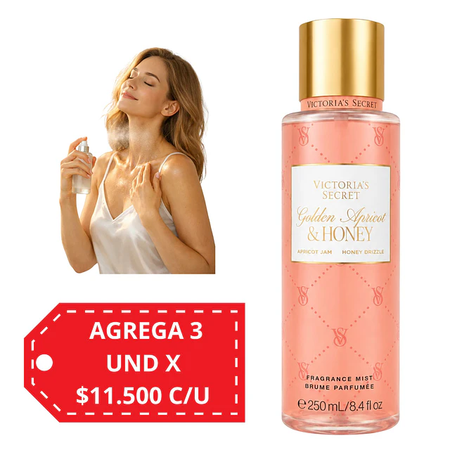 Body Mist Victorias Secret - GOLDEN APRICOT & HONEY 