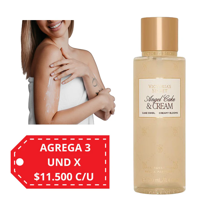 Body Mist Victorias Secret - ANGEL CAKE & CREAM 