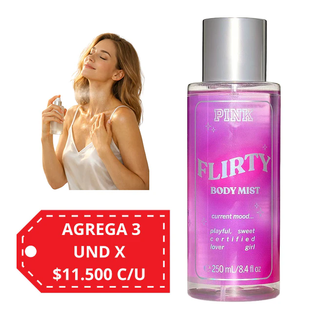 Body Mist Victorias Secret - FLIRTY PINK 