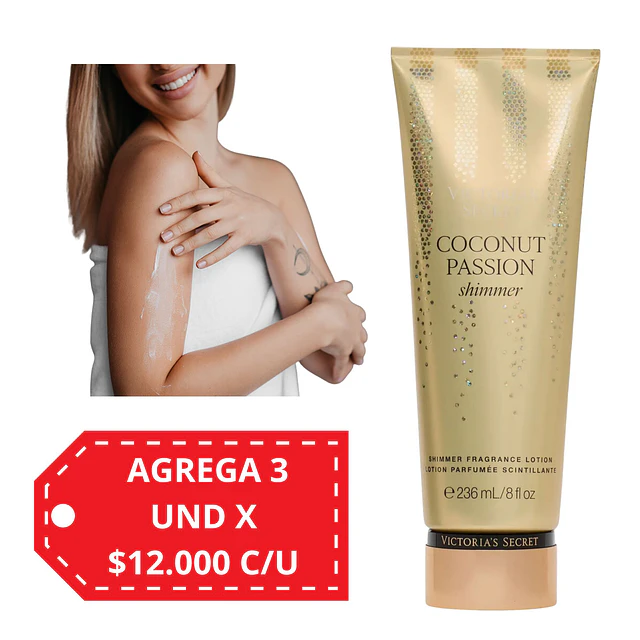 Loción Corporal Victorias Secret 236 ML - COCONUT PASSION SHIMMER 
