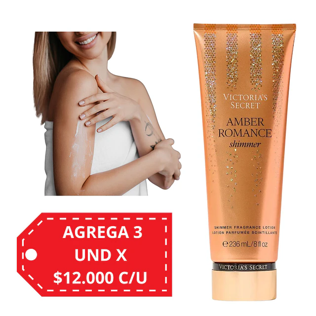 Loción Corporal Victorias Secret 236 ML - AMBER ROMANCE SHIMMER 