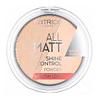 Polvo Compacto Catrice All Matt Shine Control Powder - 100 Natural Glow 