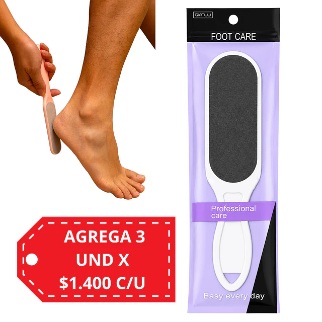 Lima Removedora de Callos Qianlili Foot Care - Profesional - 5352