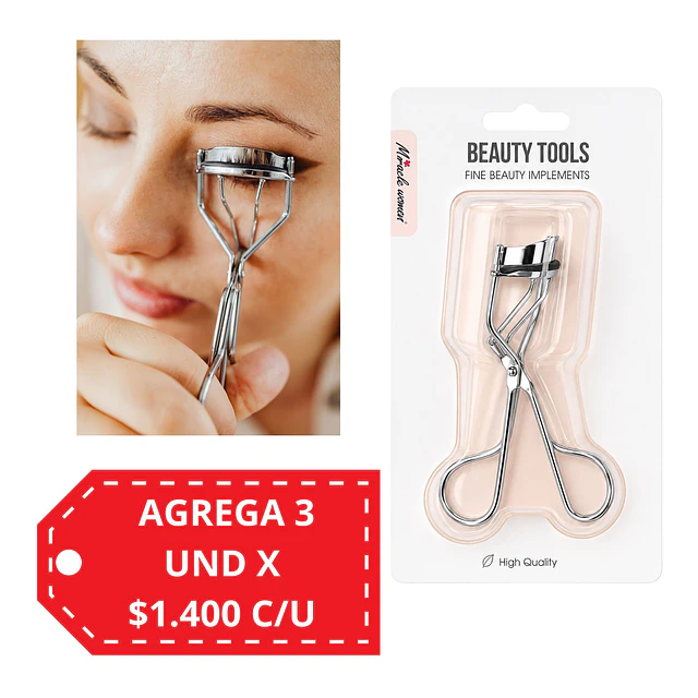 Encrespador de Pestañas Miracle Woman Beauty Tools - Metalico - 9068-1