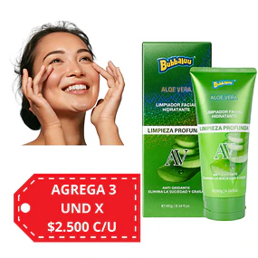 Limpiador Facial Bubbaluu - Aloe Vera 180g - 1873