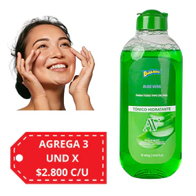 Tónico Hidratante Bubbaluu - Aloe Vera 400ml - 1874