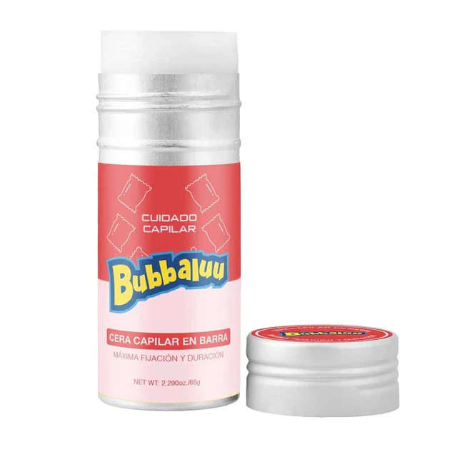 Cera Capilar en Barra Bubbaluu - Frutilla 65g - 2724