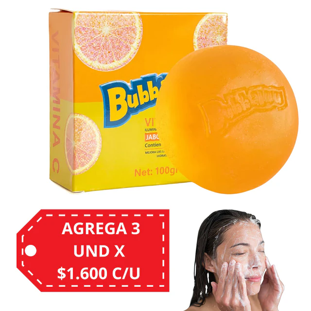 Jabón Facial Bubbaluu - Vitamina C 100g - 1834
