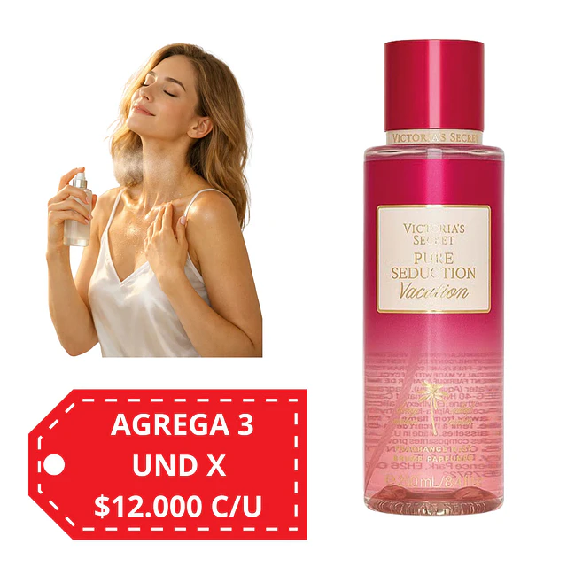 Body Mist Victorias Secret 250 ML - PURE SEDUCTION VACATION 