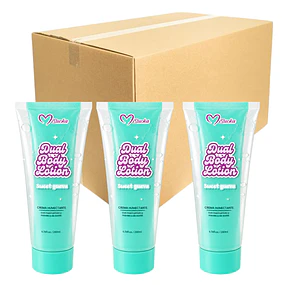 Caja de 12 Lociones Corporales Misucka Dual Body Lotion - Sweet Guava 200ml 