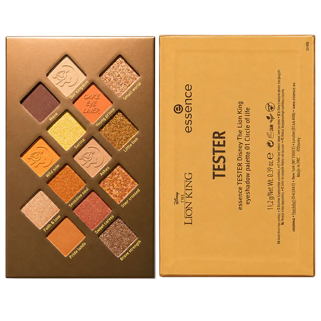 Paleta de Sombras de Ojos Rey Leon Formato TESTER - 01 Circle Of Life 