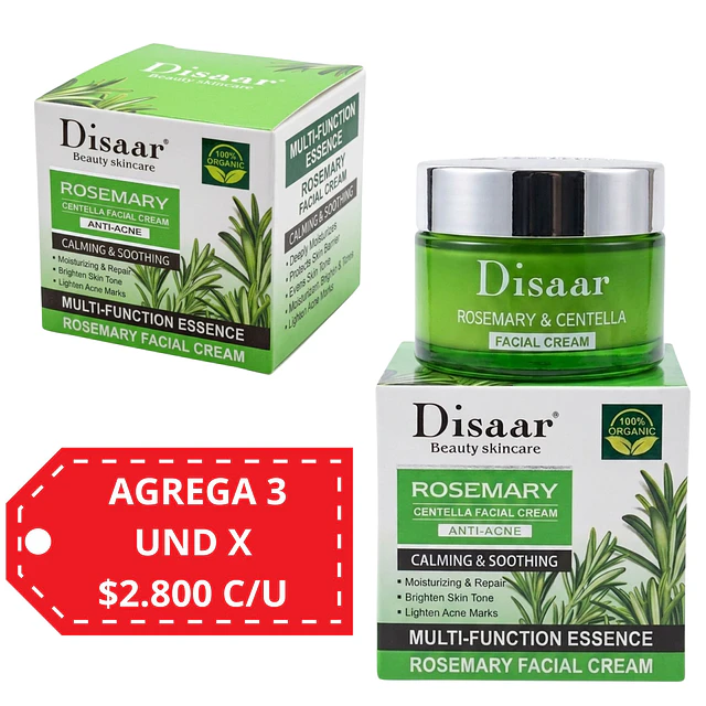 Crema Facial Romero y Centella Disaar Antiacné 50 g - DS5734