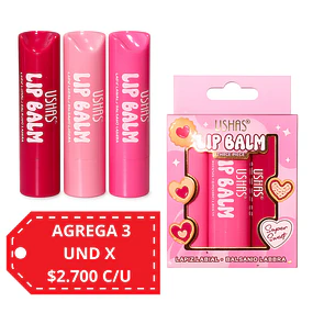 Pack de 3 Bálsamos Labiales Ushas Lip Balm Hidratantes - 1517