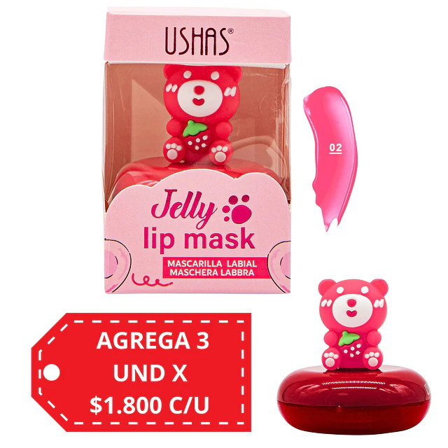 Mascarilla Labial Osito Jelly Ushas Tono 02 - 15472