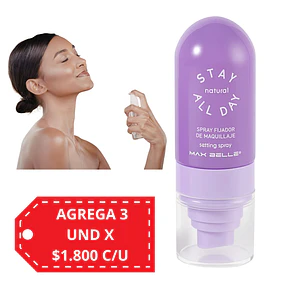 Spray Fijador de Maquillaje Max Belle Stay All Day 50 ml - 8129