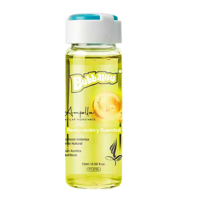 Ampolla Capilar Restauracion y Suavidad Bubbaluu 15 ml - 2735 