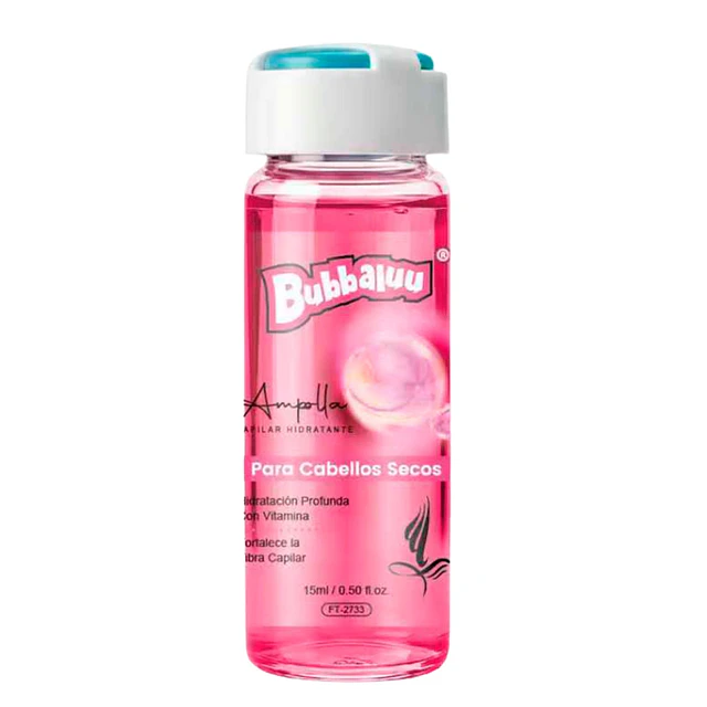 Ampolla Capilar para Cabellos Secos Bubbaluu 15 ml - 2733