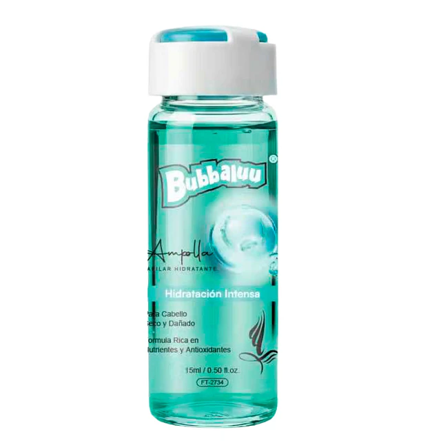 Ampolla Capilar Hidratación Intensa Bubbaluu 15 ml - 2734