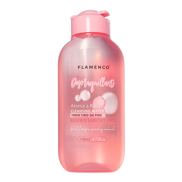 Agua Micelar Desmaquillante Rosas Flamenco 140 ML - 8206 