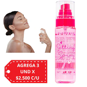 Spray Fijador de Maquillaje Setting Spray Flamingo 110 ml - 8113