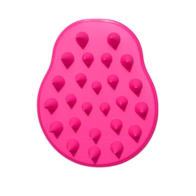 Cepillo Masajeador para Cuero Cabelludo Love Silicona - 3046
