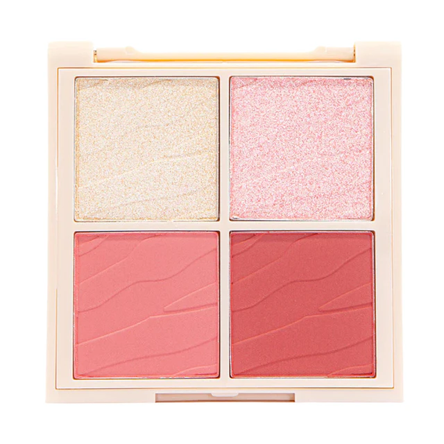 Paleta de Rubor e Iluminador All In One Cheeky Love Flamenco - 3531 