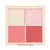 Paleta de Rubor e Iluminador All In One Cheeky Love Flamenco - 3531 