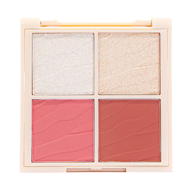 Paleta de Rubor e Iluminador All In One Cheeky Love Flamenco - 3531 