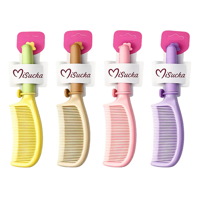 Cepillo para Cola de Cabello Miucka Colores Surtidos - AY50 