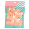 Set de Borlas para Maquillaje Powder Puff 8 Piezas Colores Surtidos - 3523