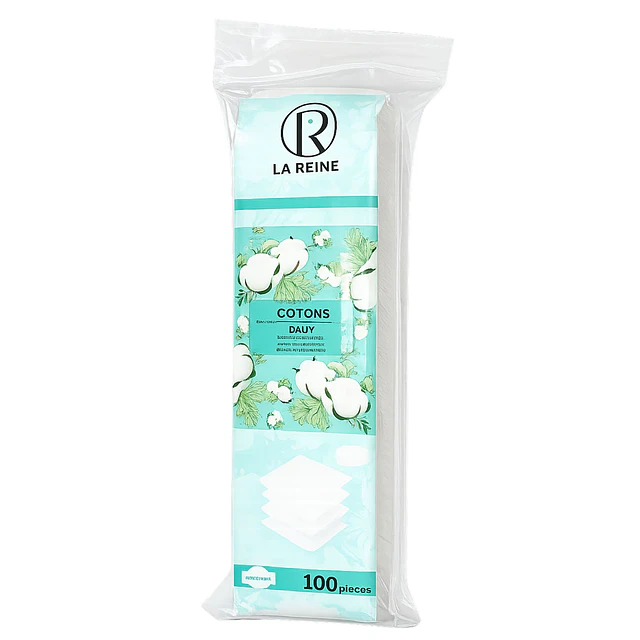 Petalos de Algodon Desmaquillantes La Reine 100 Unidades - 0089