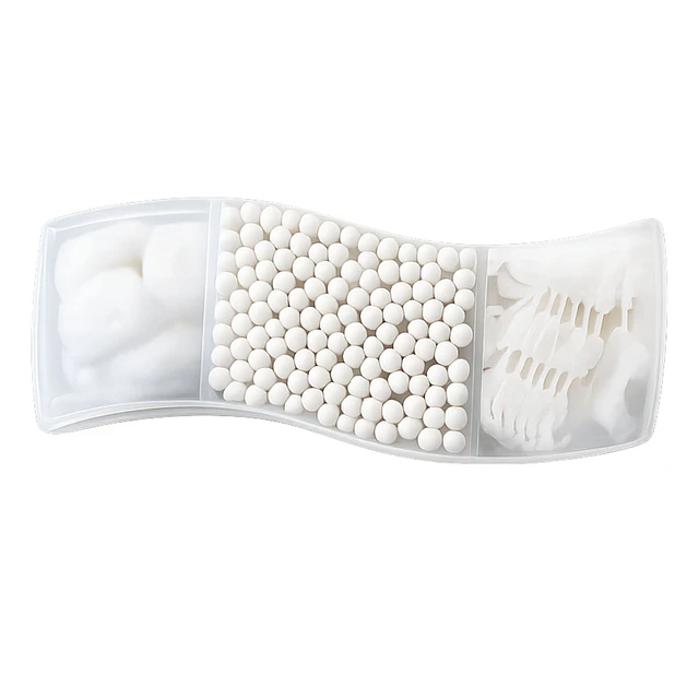 Set Organizador para Algodón, Hisopos y Aplicadores 3 en 1 - AY57