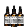 Set de Rutina Facial Revox Cafeina Acido Hialurico y Escualano - 3 Piezas