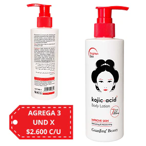Locion Corporal con Acido Kojico Guanjing Beauty 500 ml