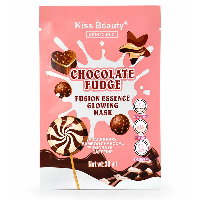 Mascarilla Facial Chocolate Fudge Glow Kiss Beauty 30 ml -  2122