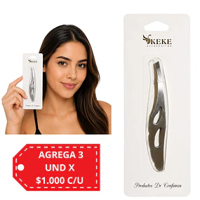 Pinza de Cejas Acero Inoxidable Profesional - 8946