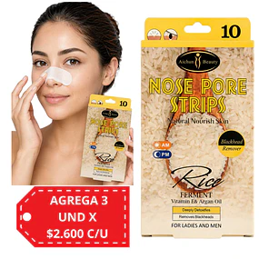 Parches Nasales Removedor de Puntos Negros Arroz - 10 Piezas - 3212