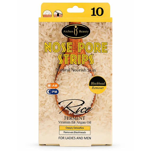 Parches Nasales Removedor de Puntos Negros Arroz - 10 Piezas - 3212