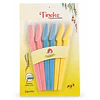 Pack de 6 Navajas Perfiladoras de Cejas con Protector - 9440