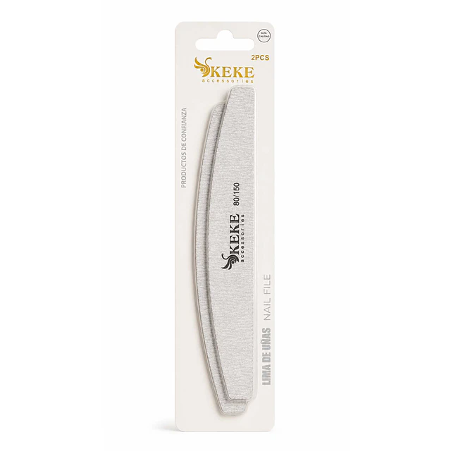 Set Con 2 Limas de Uñas Curvas 80/150 - 4244