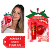 Set Bálsamo Labial Hidratante Fresa Roja - 2 Piezas - 031