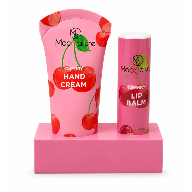 Set Crema de Manos y Bálsamo Labial Cherry - 2 Piezas 159