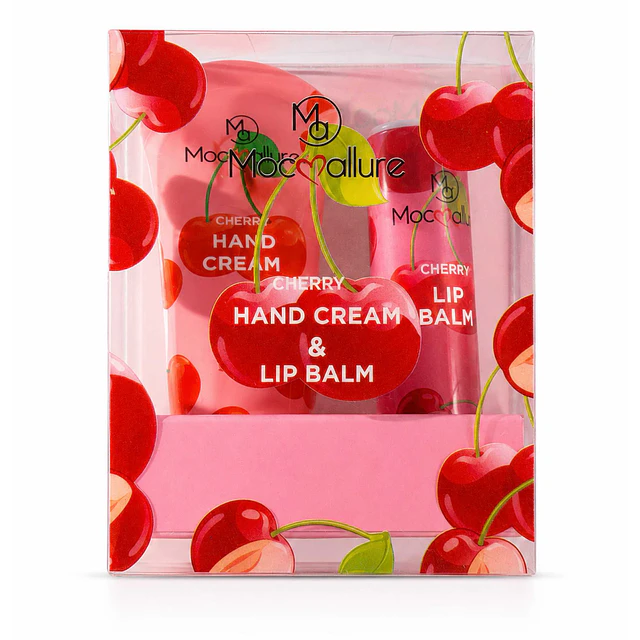 Set Crema de Manos y Bálsamo Labial Cherry - 2 Piezas 159